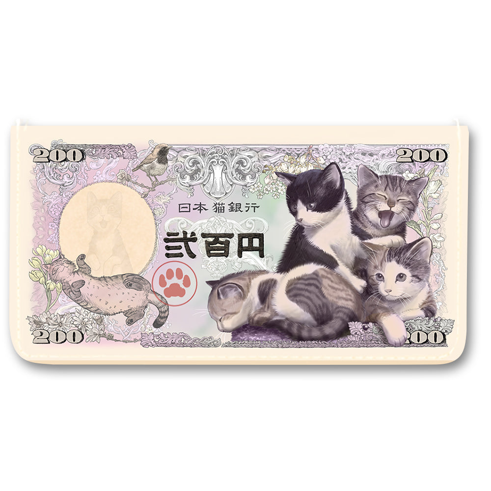 子猫紙幣 合皮財布 (4655269118004)